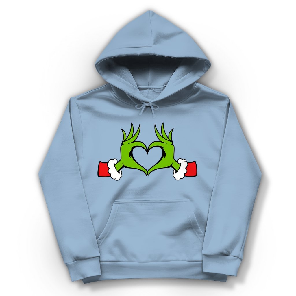 Damen Hoodie "Grinch Herz" - Grafikmagie