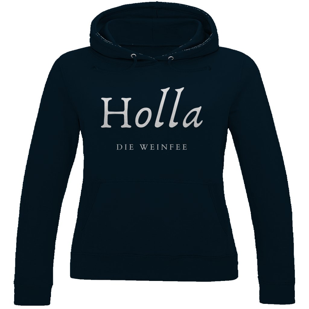 Damen Hoodie "Holla die Weinfee" - Grafikmagie