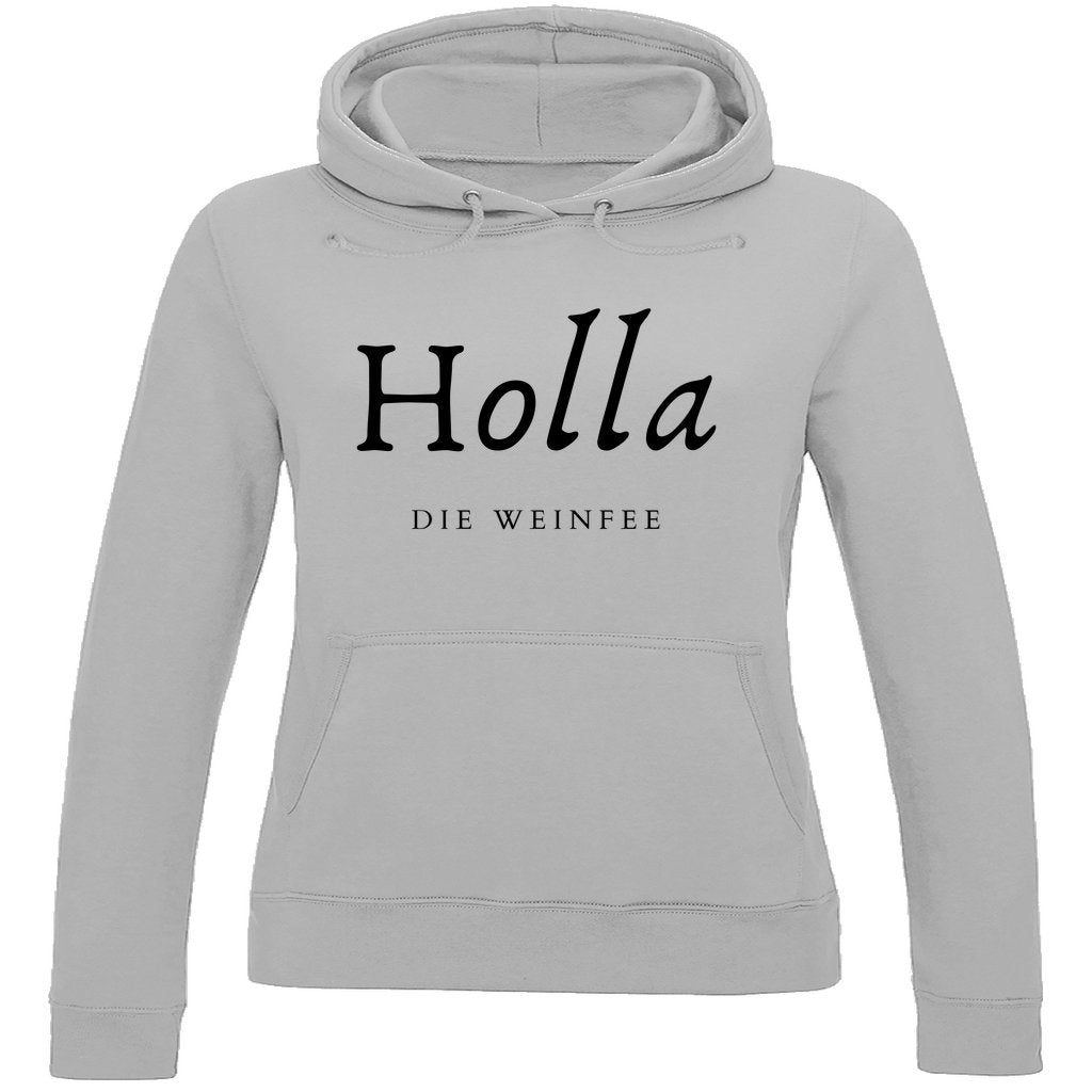 Damen Hoodie "Holla die Weinfee" - Grafikmagie