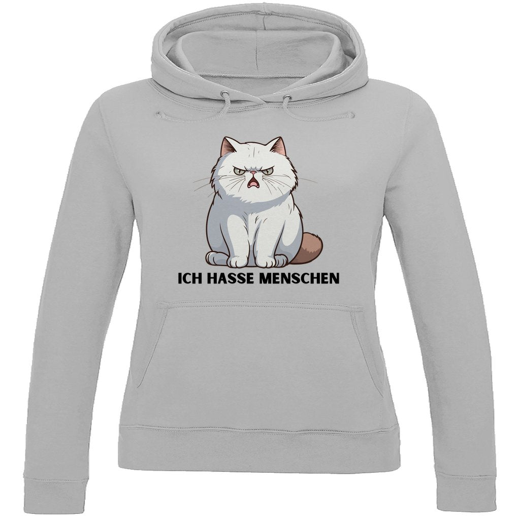 Damen Hoodie "Ich hasse Menschen" - Grafikmagie
