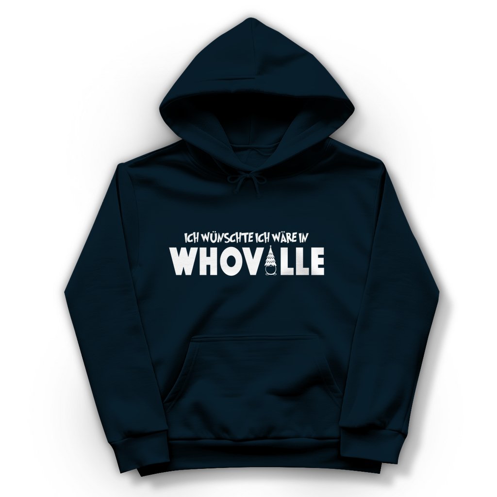Damen Hoodie "Ich wünschte ich wäre in Whoville" - Grafikmagie