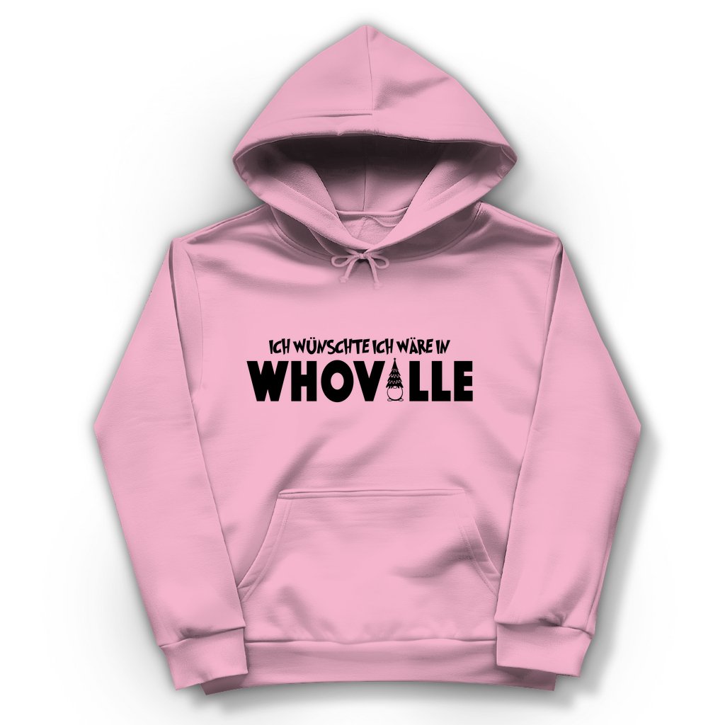 Damen Hoodie "Ich wünschte ich wäre in Whoville" - Grafikmagie