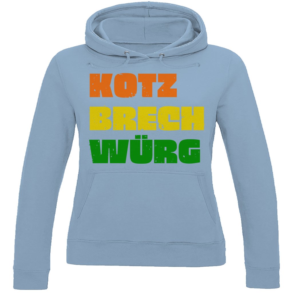 Damen Hoodie "Kotz Brech Würg" - Grafikmagie