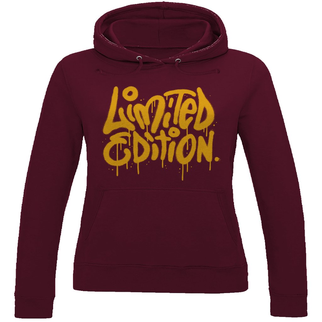 Damen Hoodie "Limited Edition yellow" - Grafikmagie