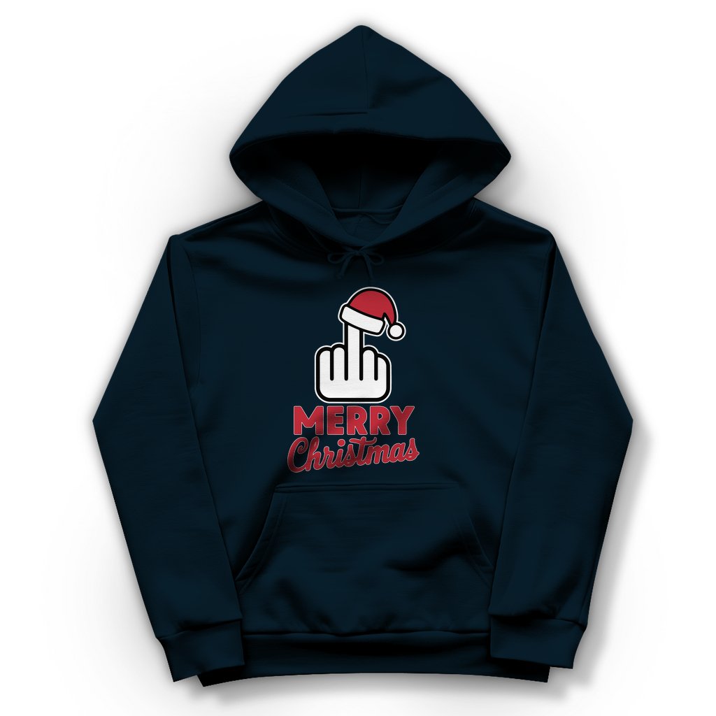 Damen Hoodie "Merry Christmas Mittelfinger" - Grafikmagie