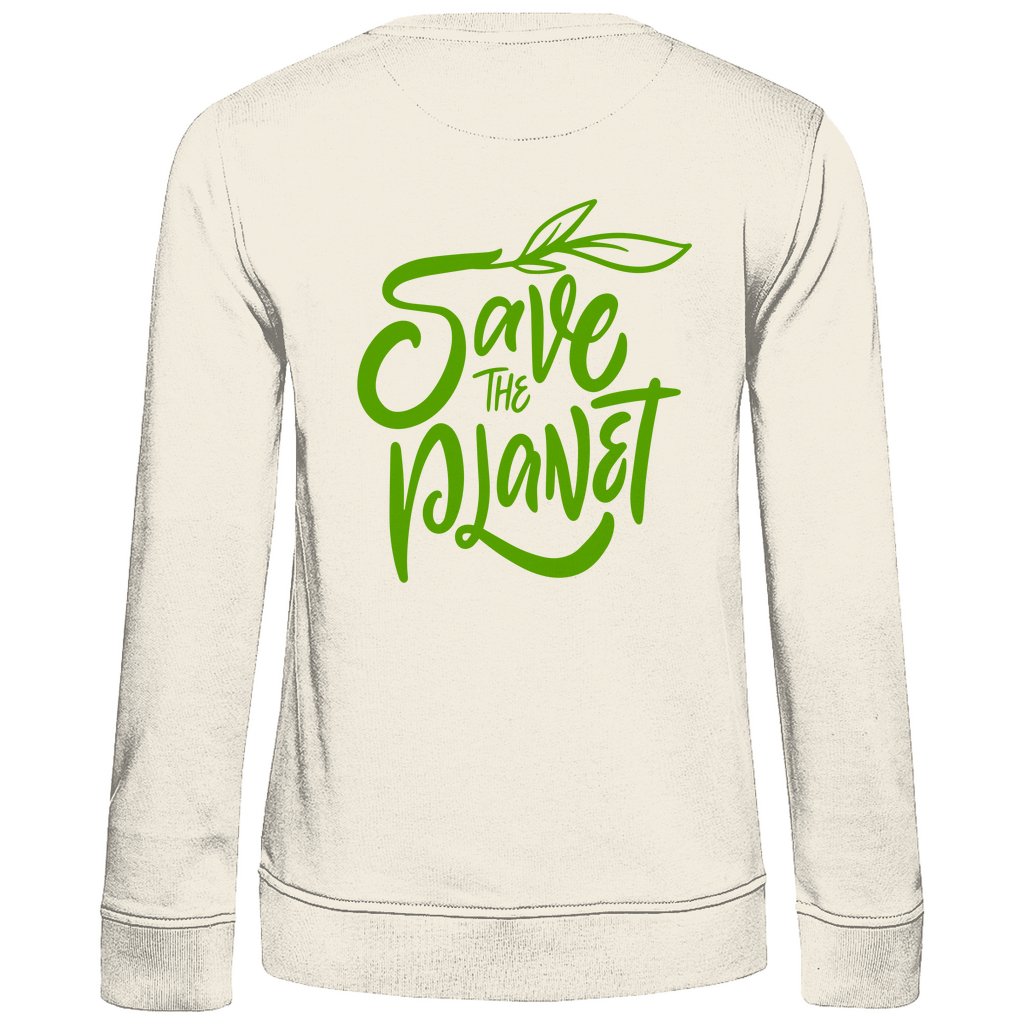 Damen Sweatshirt "Save the Planet" - Grafikmagie