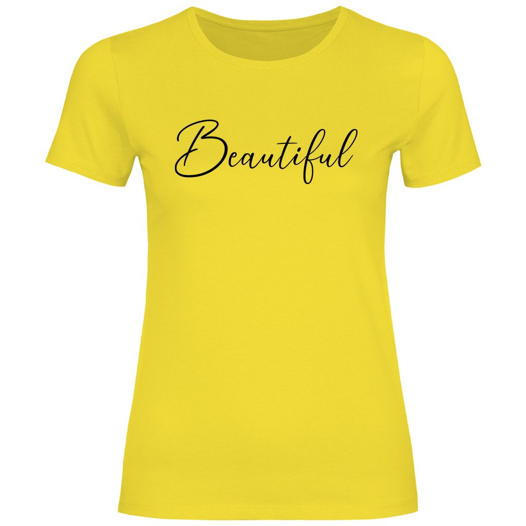 Damen T-Shirt "Beautiful" - Grafikmagie