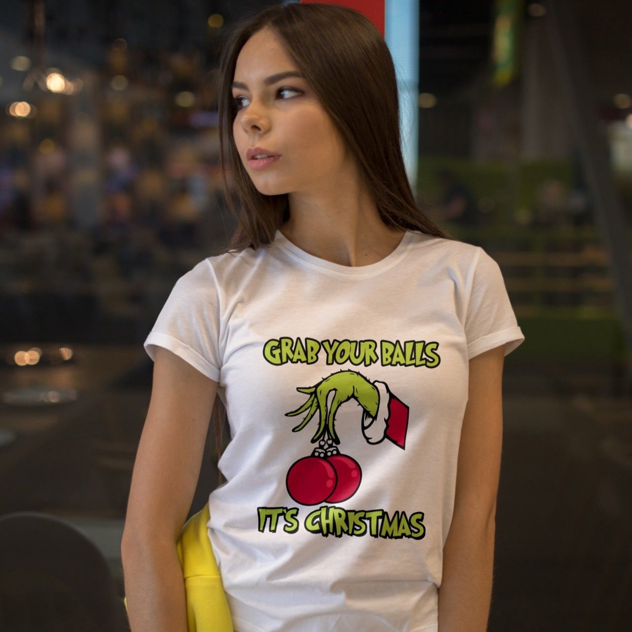 Damen T-Shirt "Grab your Balls" - Grafikmagie