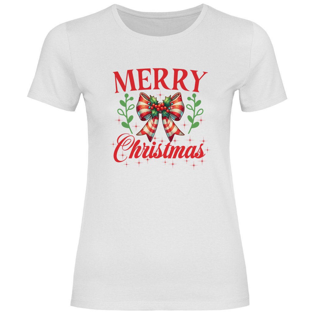 Damen T-Shirt "Merry Christmas" - Grafikmagie