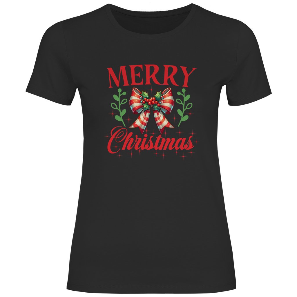 Damen T-Shirt "Merry Christmas" - Grafikmagie