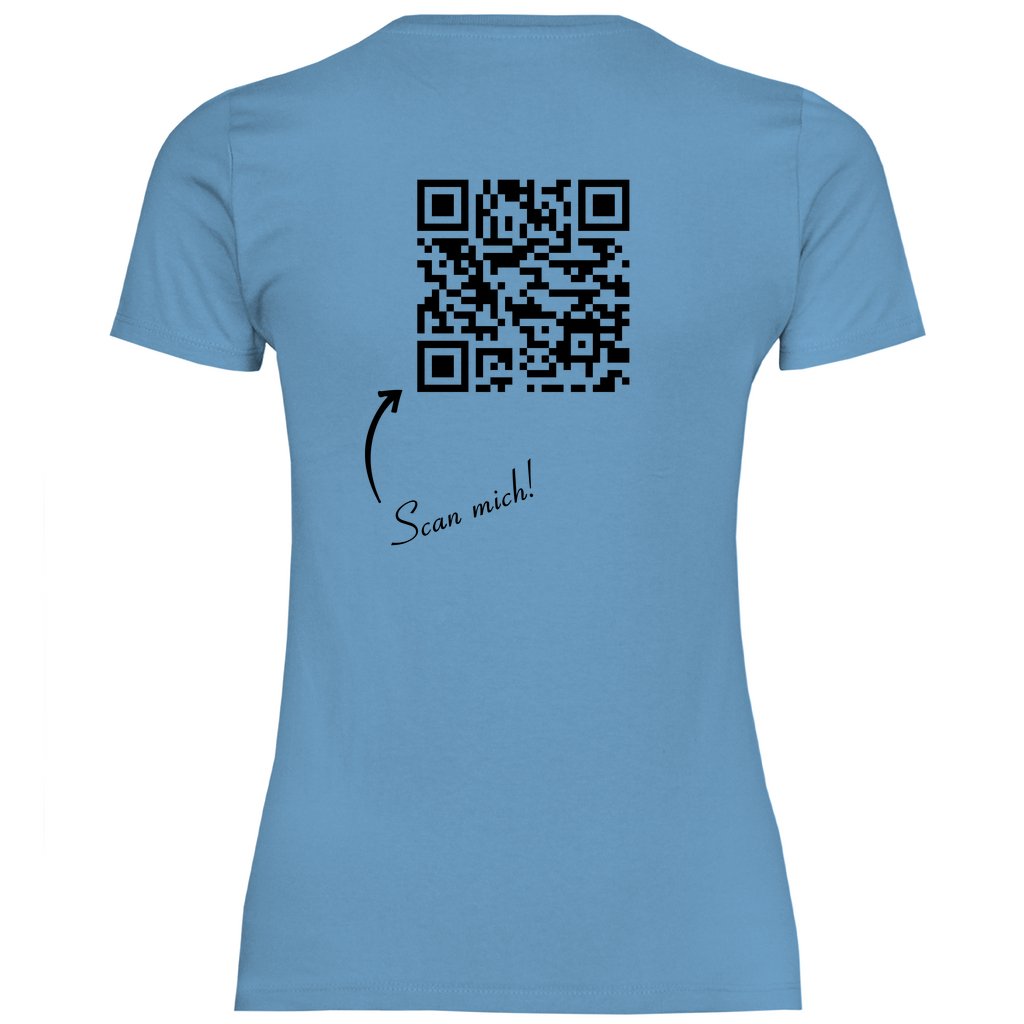 Damen T-Shirt QR Code Linkbaum - Grafikmagie