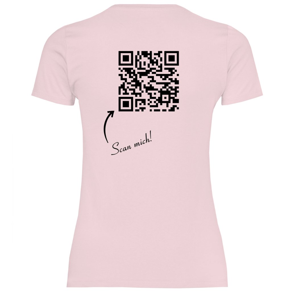 Damen T-Shirt QR Code Linkbaum - Grafikmagie