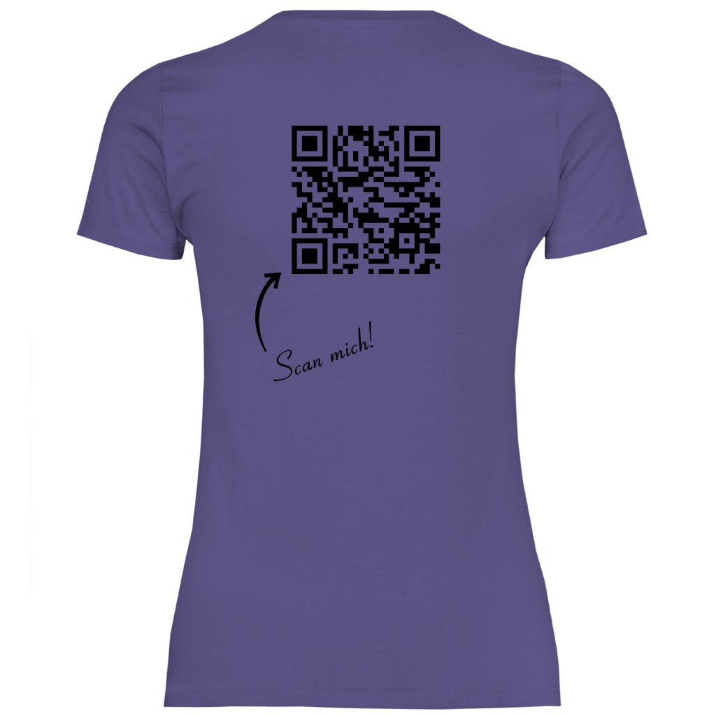 Damen T-Shirt QR Code Linkbaum - Grafikmagie