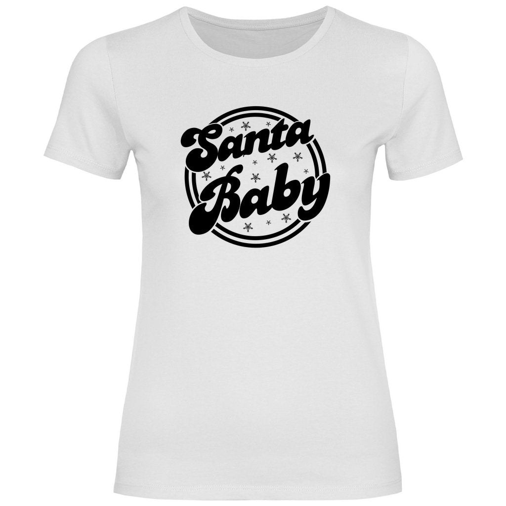 Damen T-Shirt "Santa Baby" - Grafikmagie