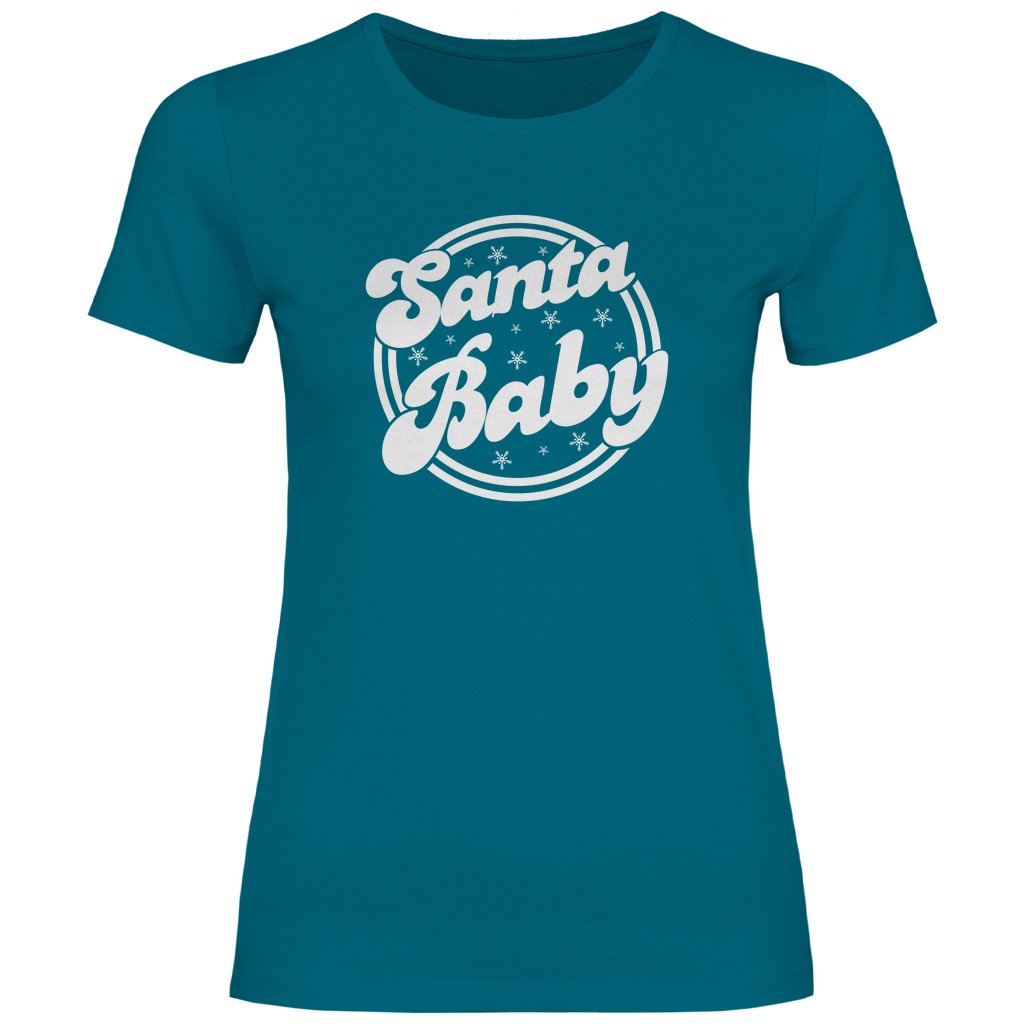 Damen T-Shirt "Santa Baby" - Grafikmagie