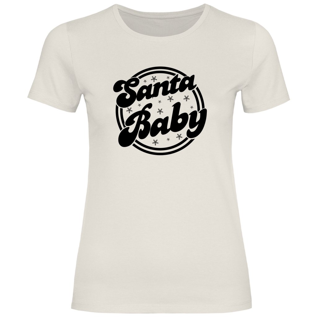 Damen T-Shirt "Santa Baby" - Grafikmagie
