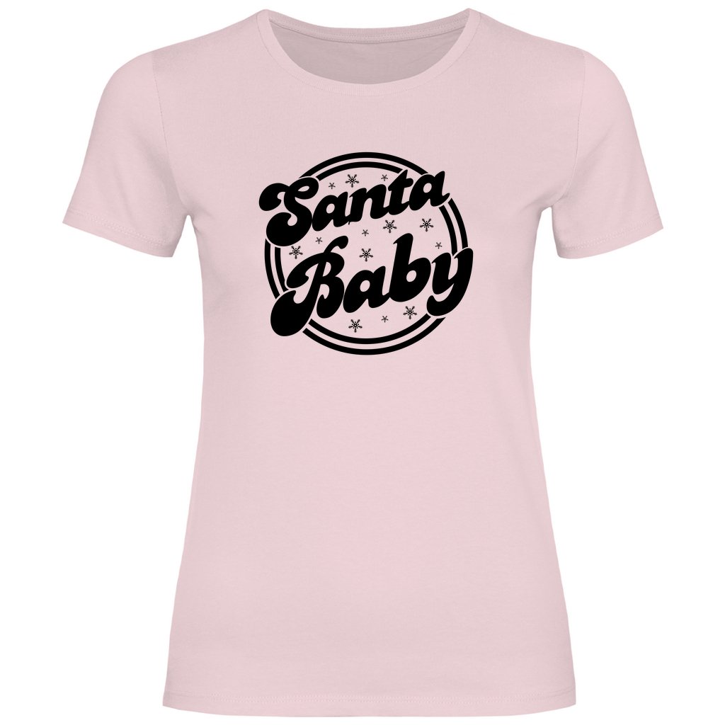 Damen T-Shirt "Santa Baby" - Grafikmagie