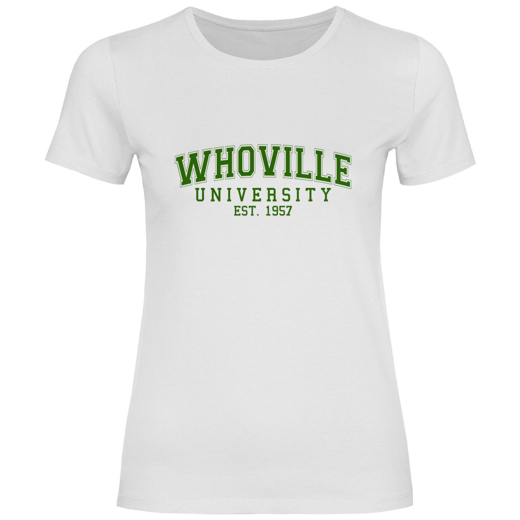 Damen T-Shirt "Whoville University" - Grafikmagie