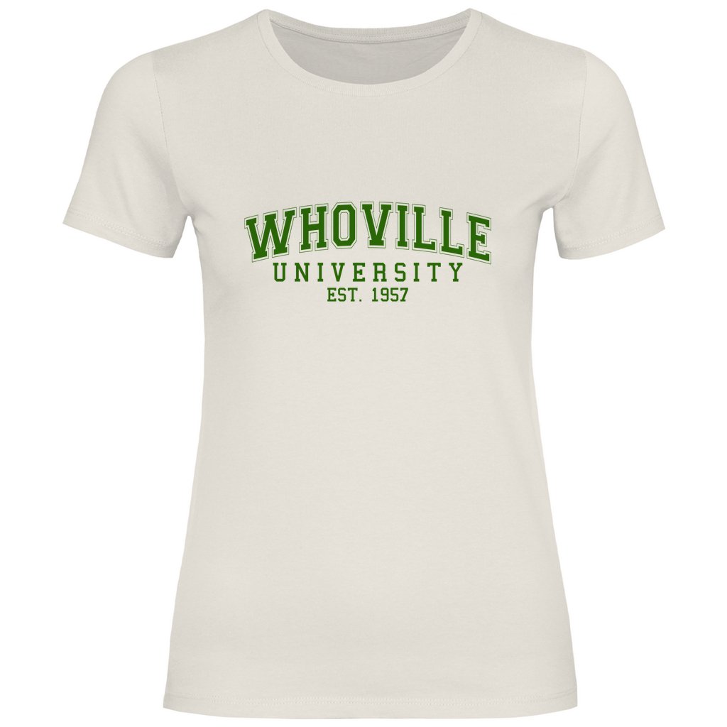 Damen T-Shirt "Whoville University" - Grafikmagie