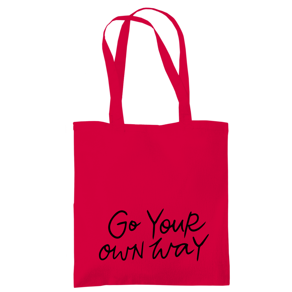 Tragetasche "Go your own way" - Grafikmagie