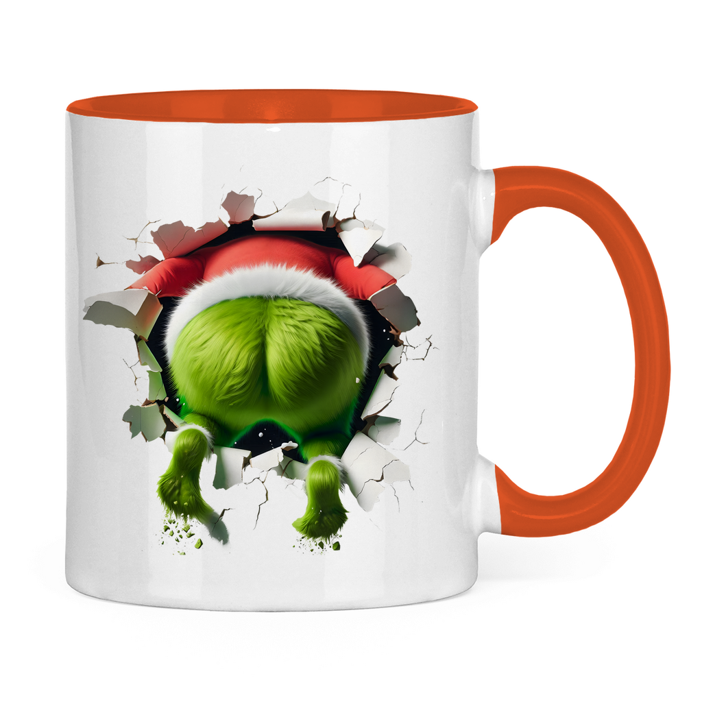 Tasse zweifarbig "Grinch"