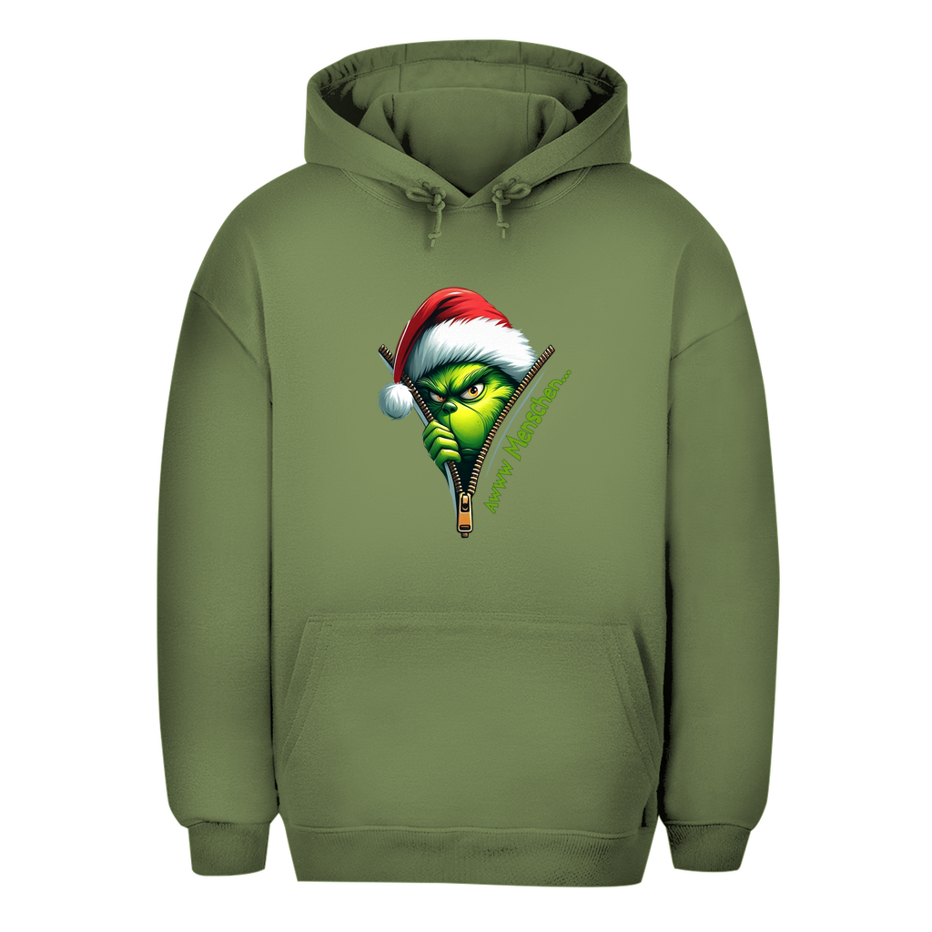 Unisex Oversize Hoodie "Awww Menschen"