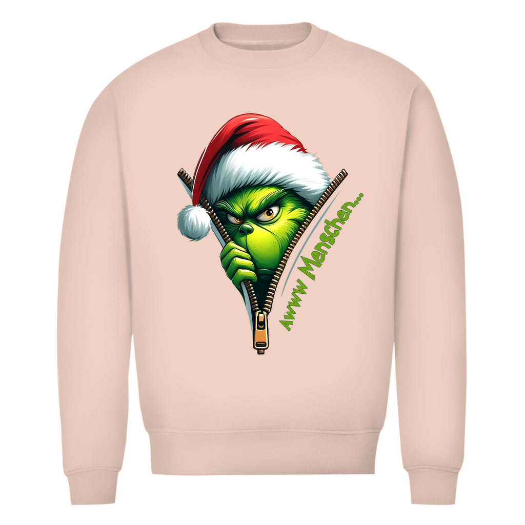 Herren Bio Sweatshirt "Aww Menschen"