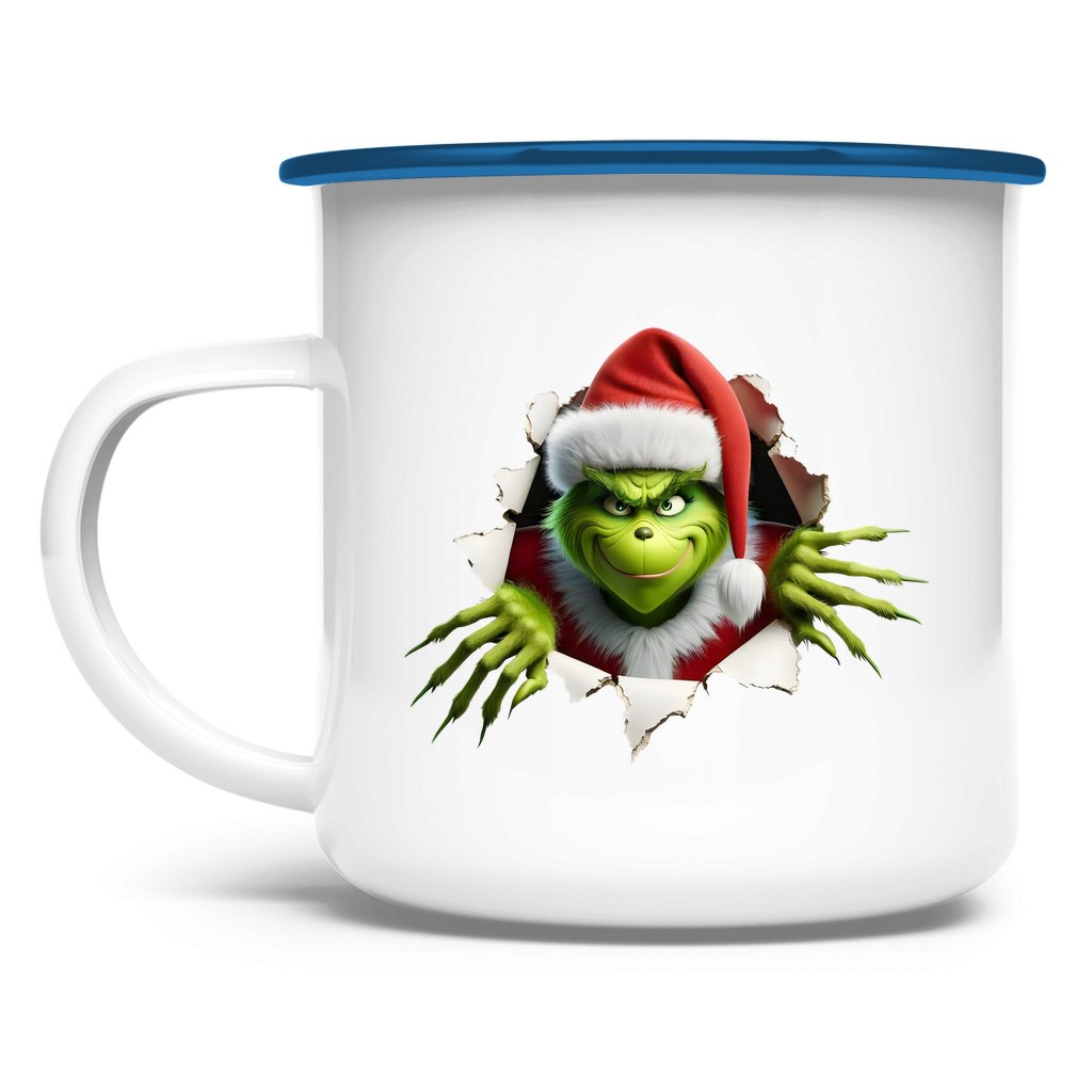 Emaille Tasse "Grinch" - Grafikmagie