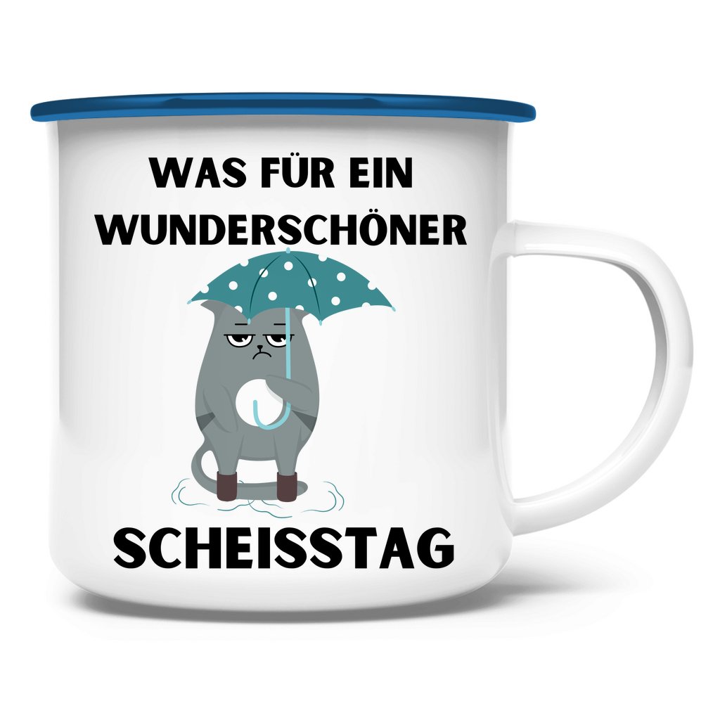 Emaille Tasse "Was für ein..." - Grafikmagie