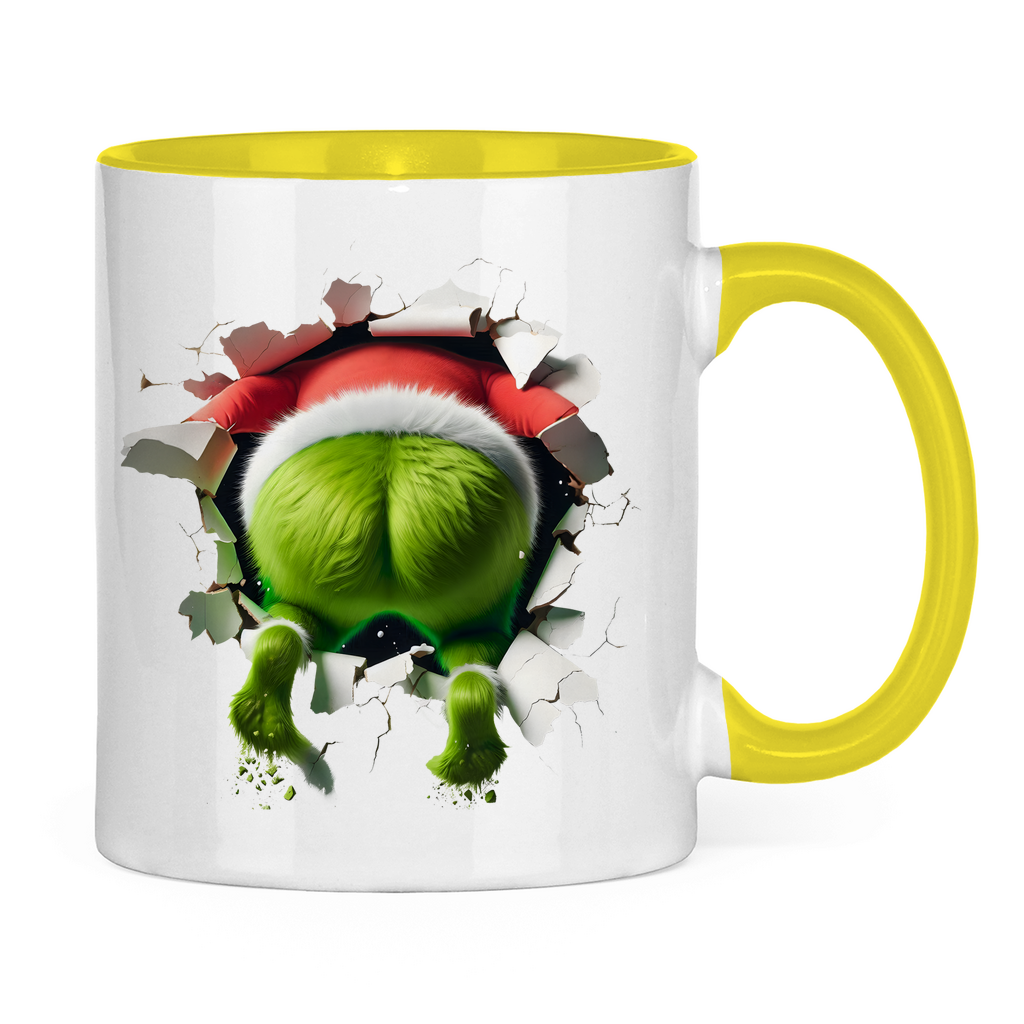 Tasse zweifarbig "Grinch"