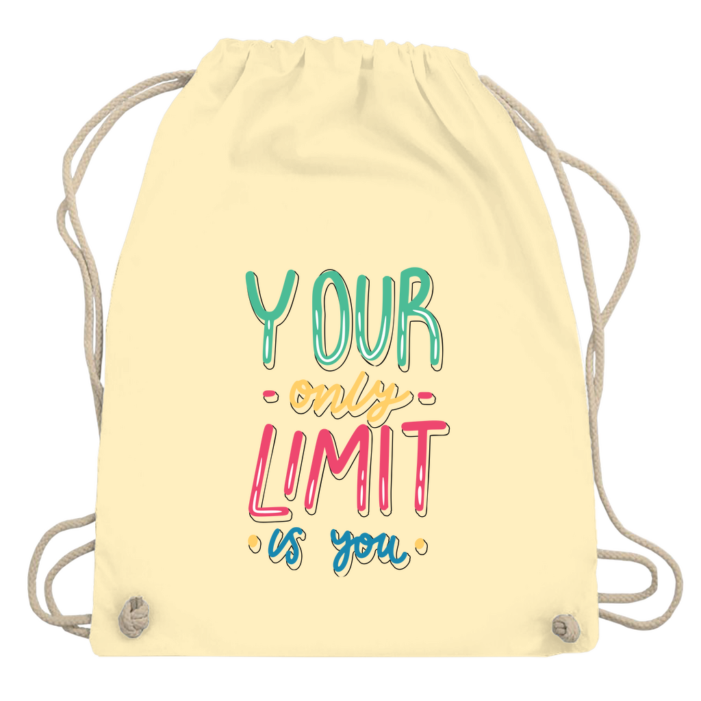 Turnbeutel "your only limit is you"