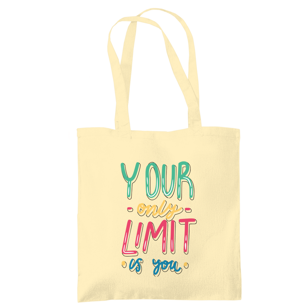 Tragetasche "your only limit is you"