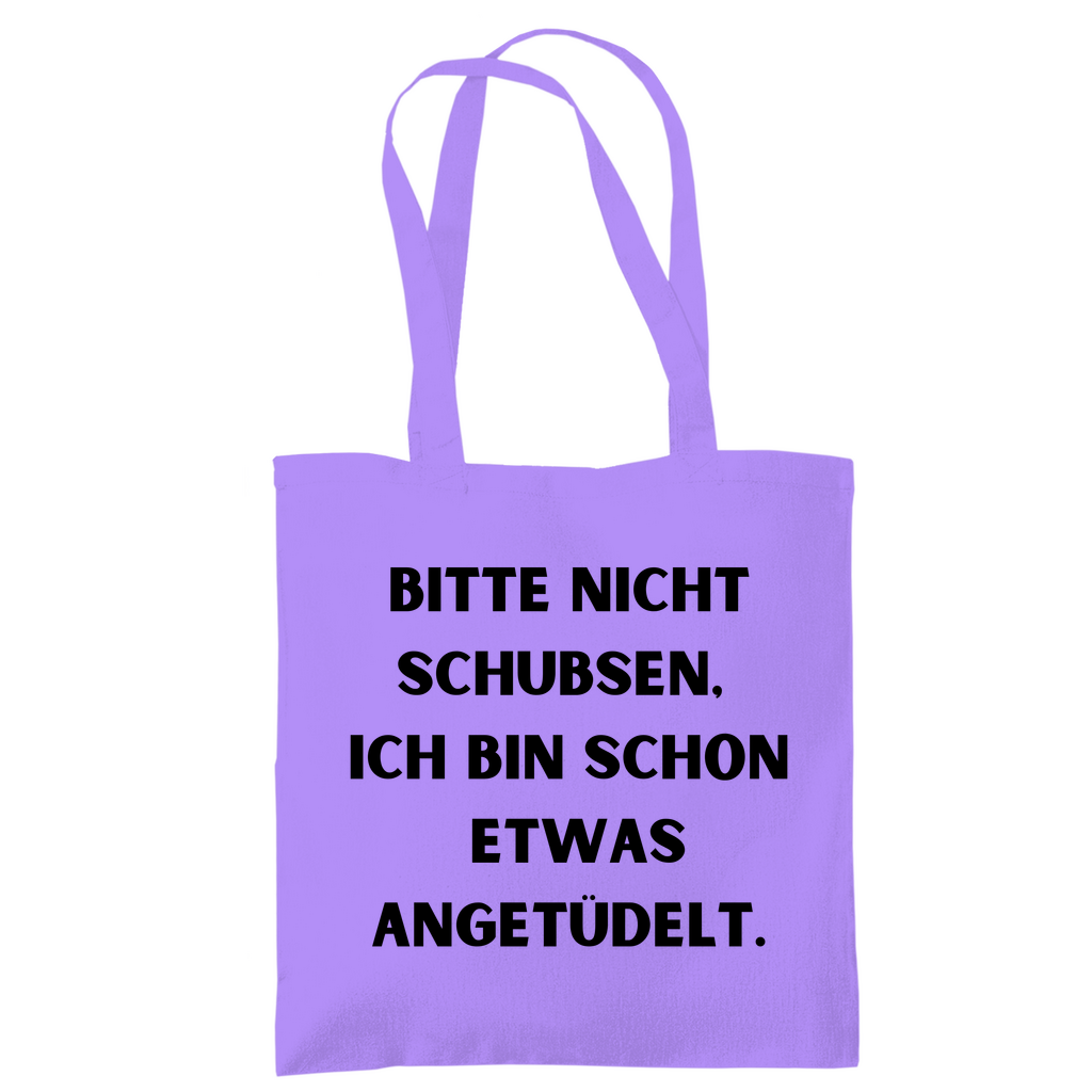Tragetasche "Bitte nicht schubsen" - Grafikmagie