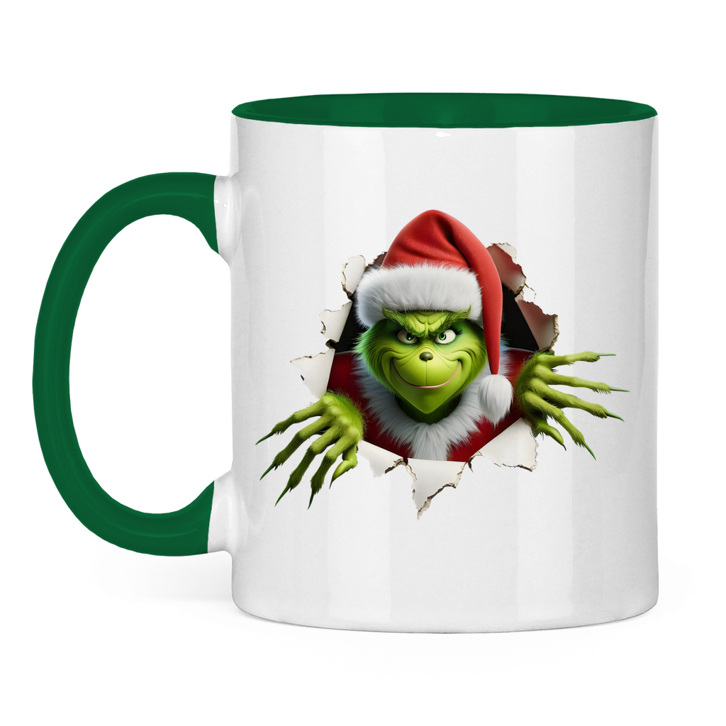 Tasse zweifarbig "Grinch"