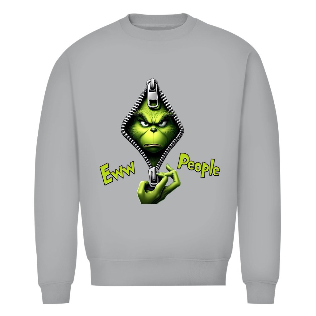 Herren Bio Sweatshirt "Eww People" - Grafikmagie