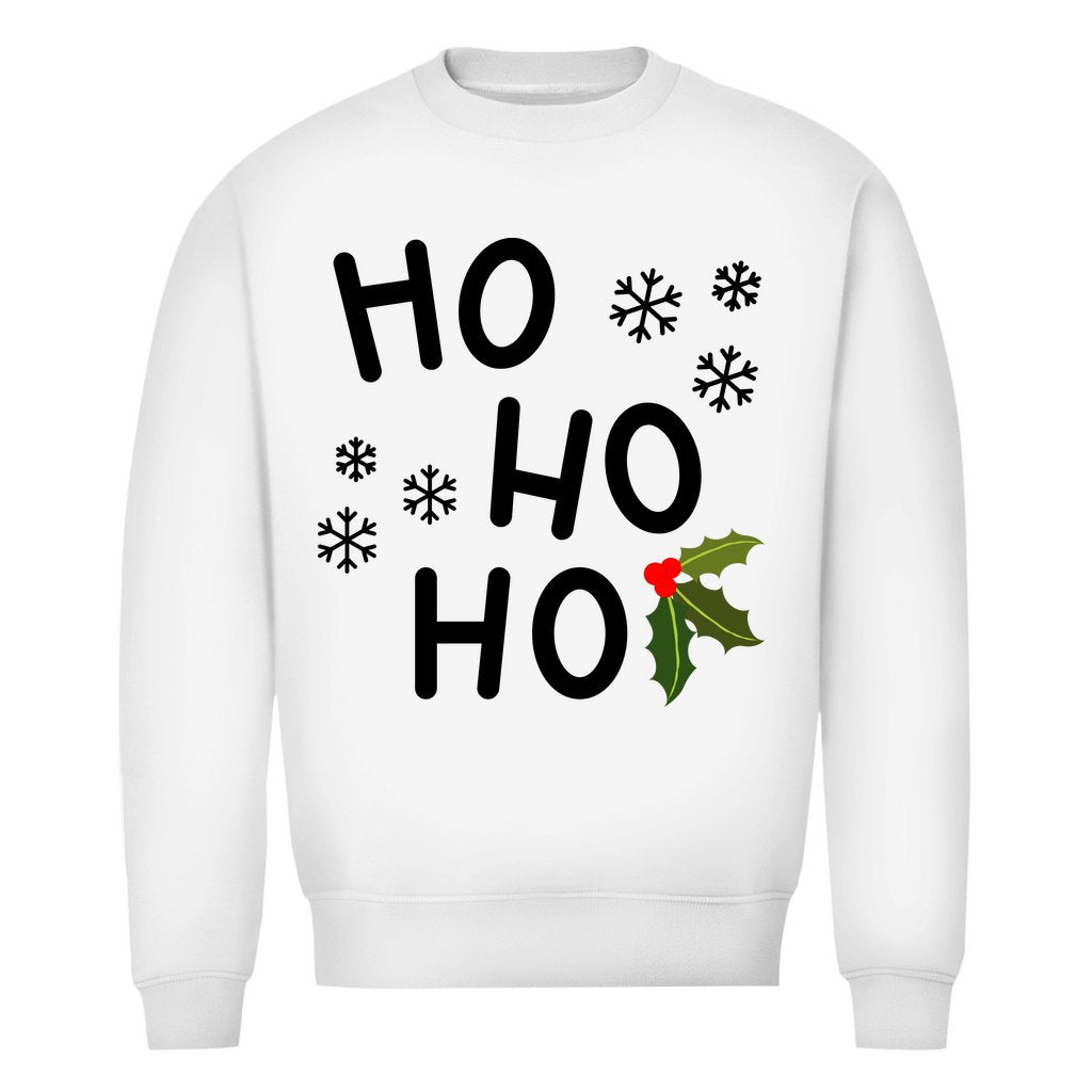 Herren Bio Sweatshirt "HO HO HO" - Grafikmagie