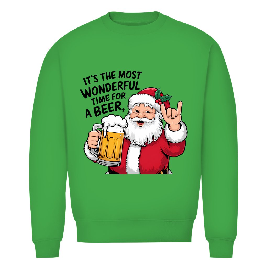 Herren Bio Sweatshirt "It's the most wonderful time..." - Grafikmagie