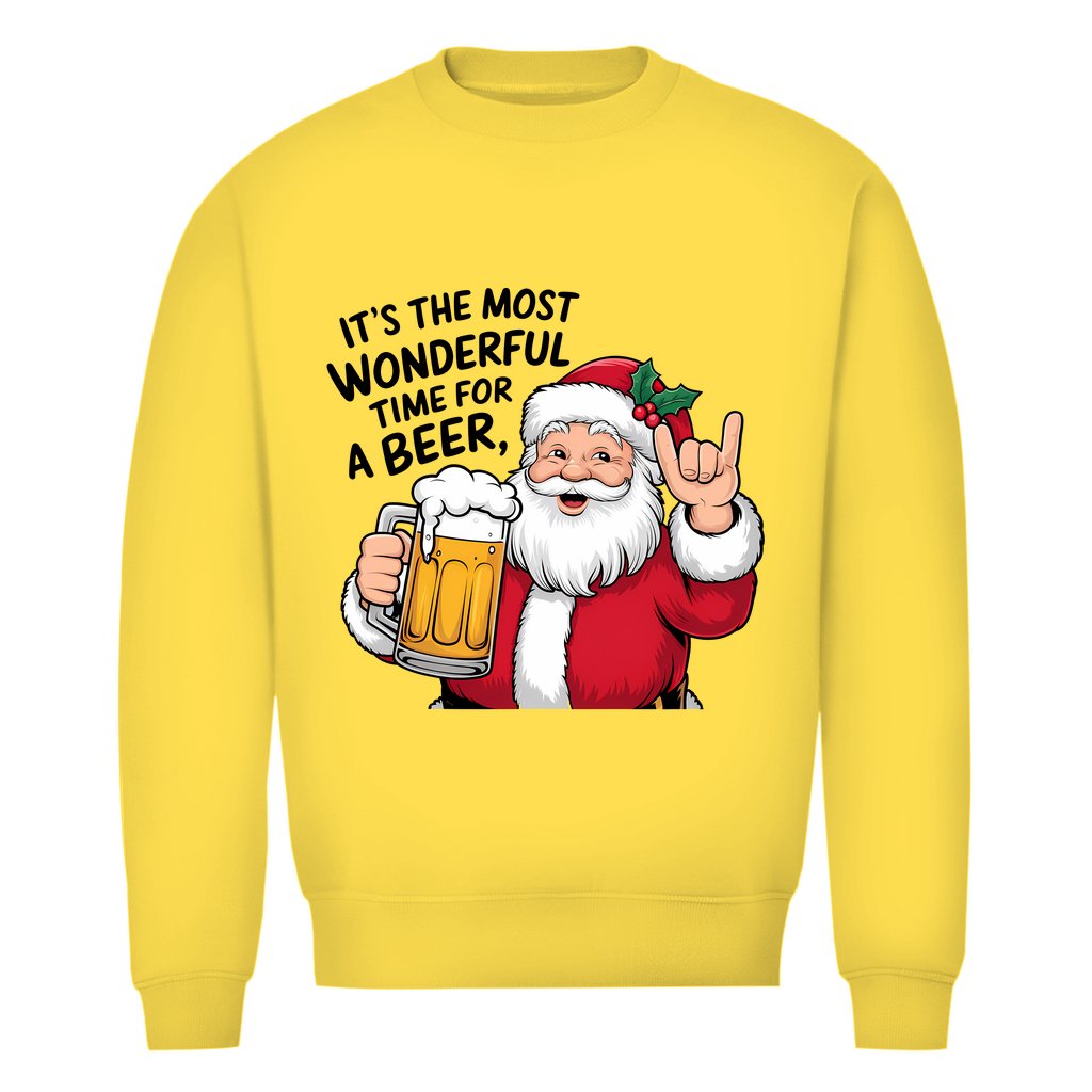Herren Bio Sweatshirt "It's the most wonderful time..." - Grafikmagie