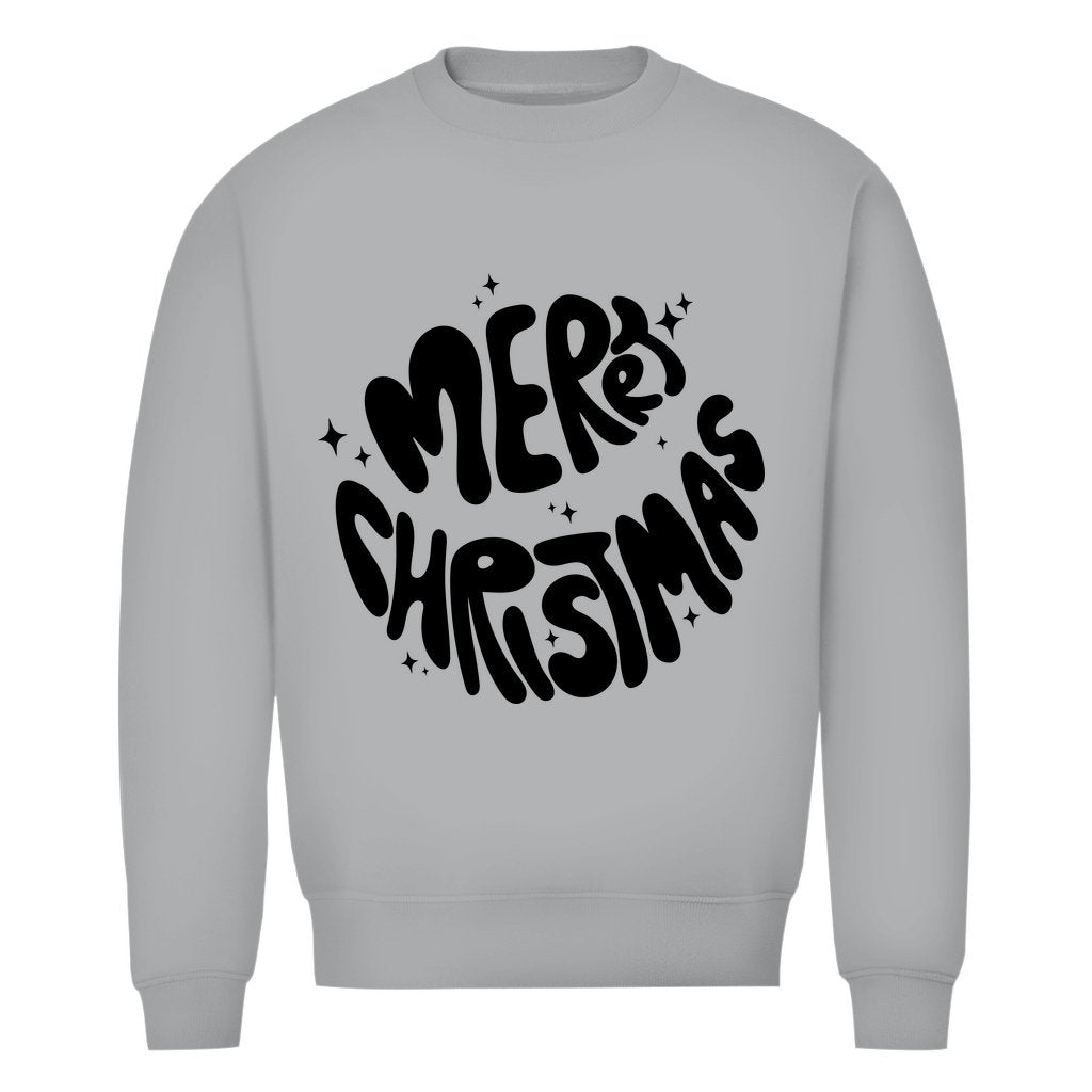Herren Bio Sweatshirt "Merry Christmas" - Grafikmagie