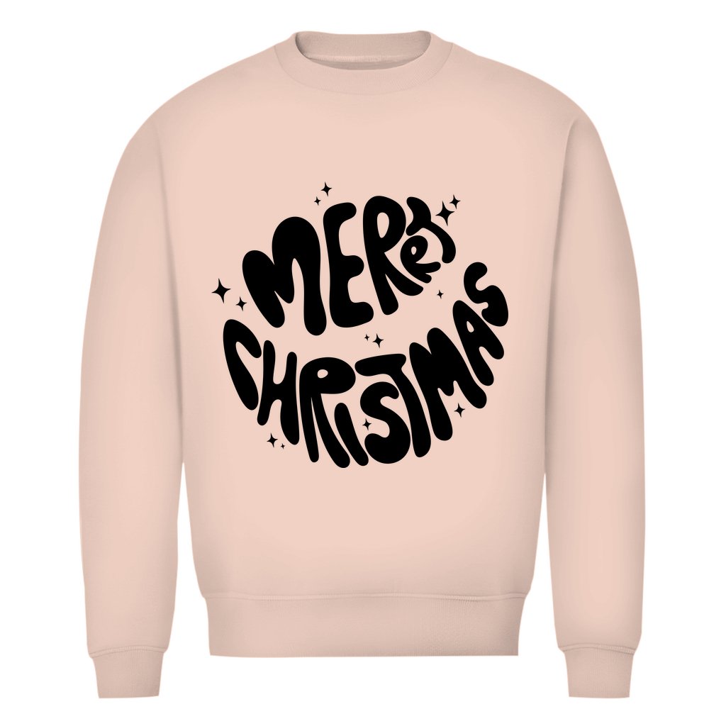 Herren Bio Sweatshirt "Merry Christmas" - Grafikmagie
