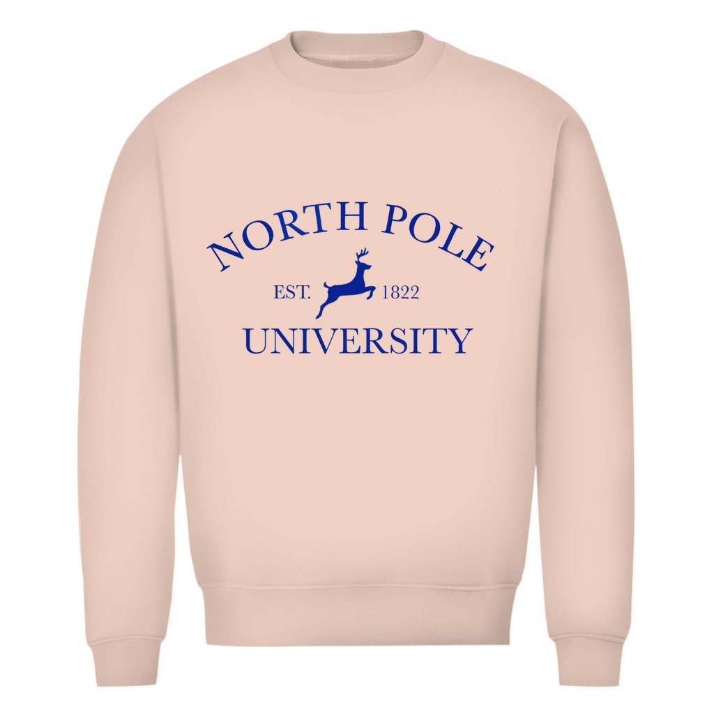 Herren Bio Sweatshirt "North Pole University" - Grafikmagie