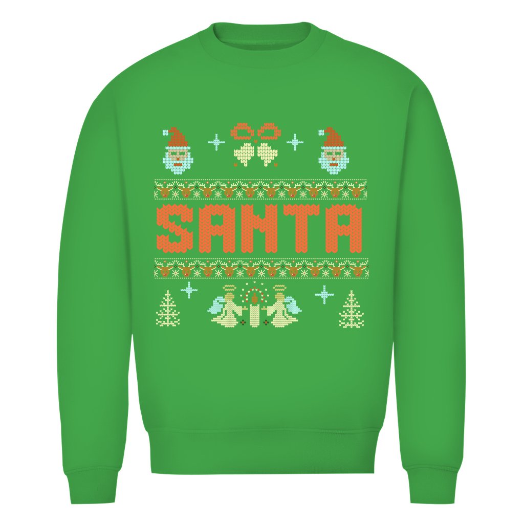 Herren Bio Sweatshirt "Santa" - Grafikmagie