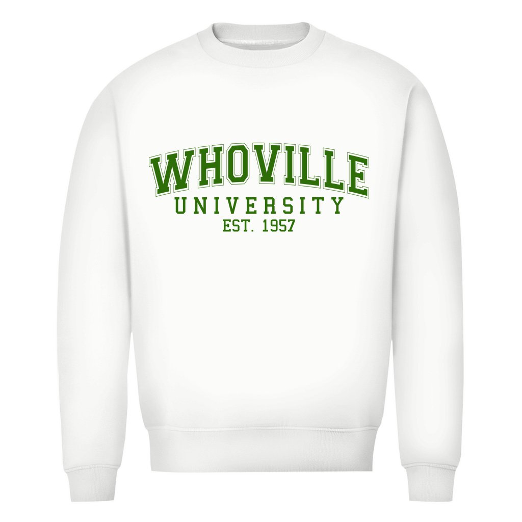 Herren Bio Sweatshirt "Whoville University" - Grafikmagie