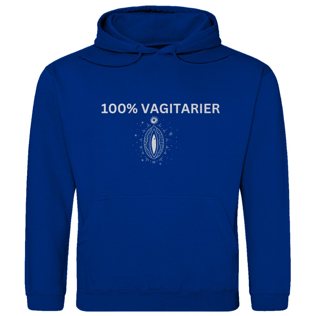 Herren Hoodie "100% Vagitarier" - Grafikmagie