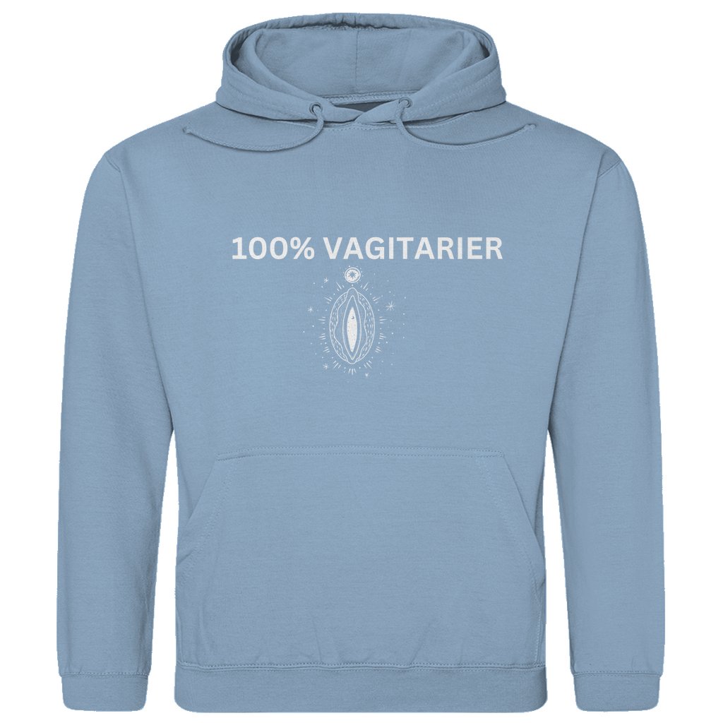 Herren Hoodie "100% Vagitarier" - Grafikmagie