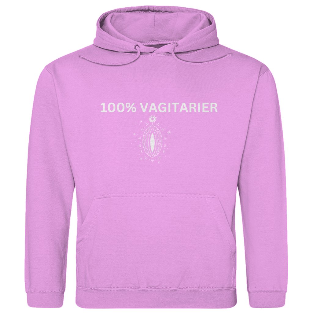 Herren Hoodie "100% Vagitarier" - Grafikmagie