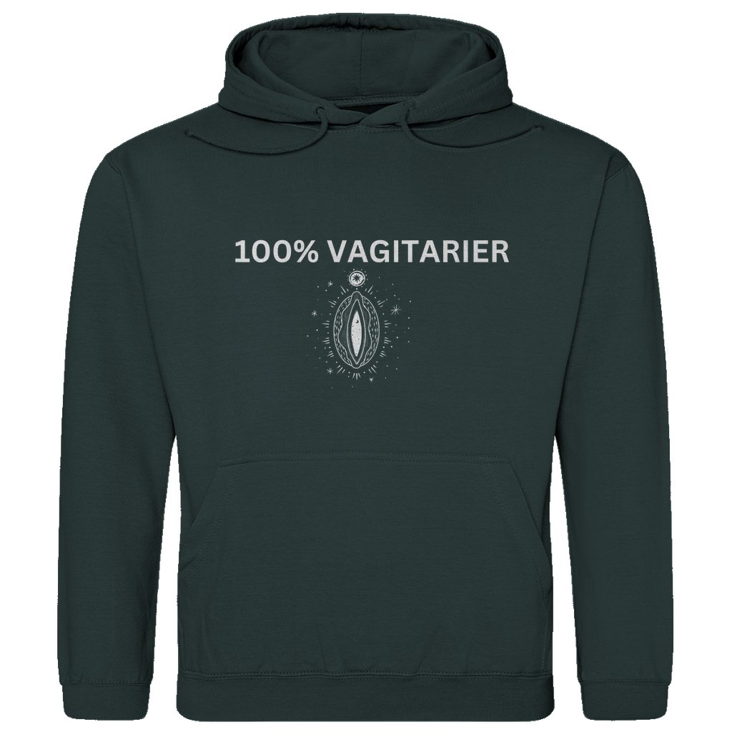 Herren Hoodie "100% Vagitarier" - Grafikmagie