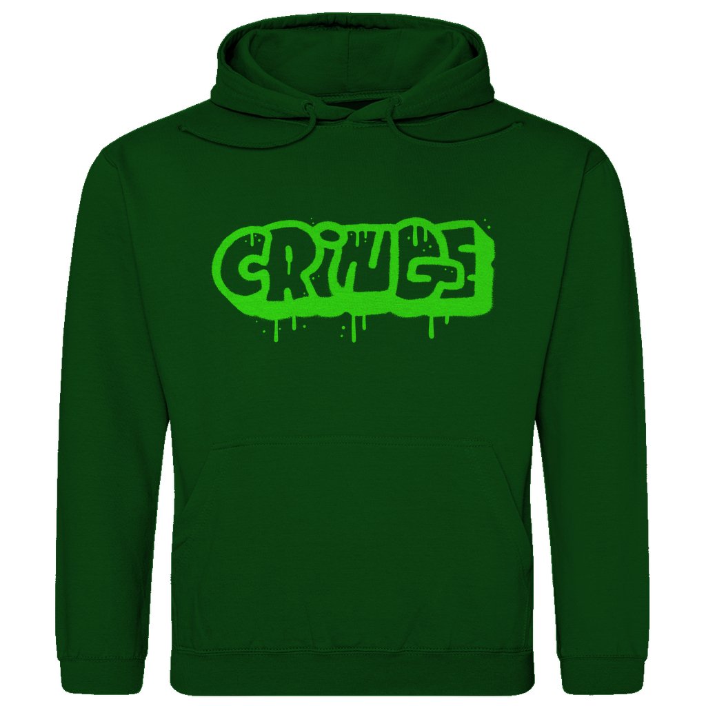 Herren Hoodie "cringe grün" - Grafikmagie