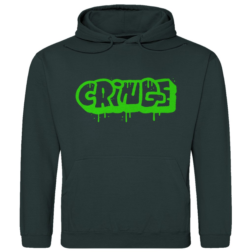 Herren Hoodie "cringe grün" - Grafikmagie