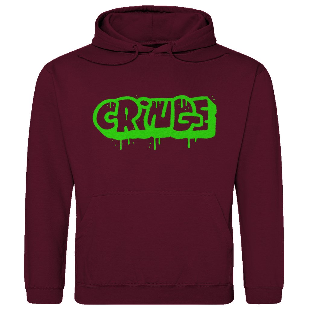 Herren Hoodie "cringe grün" - Grafikmagie
